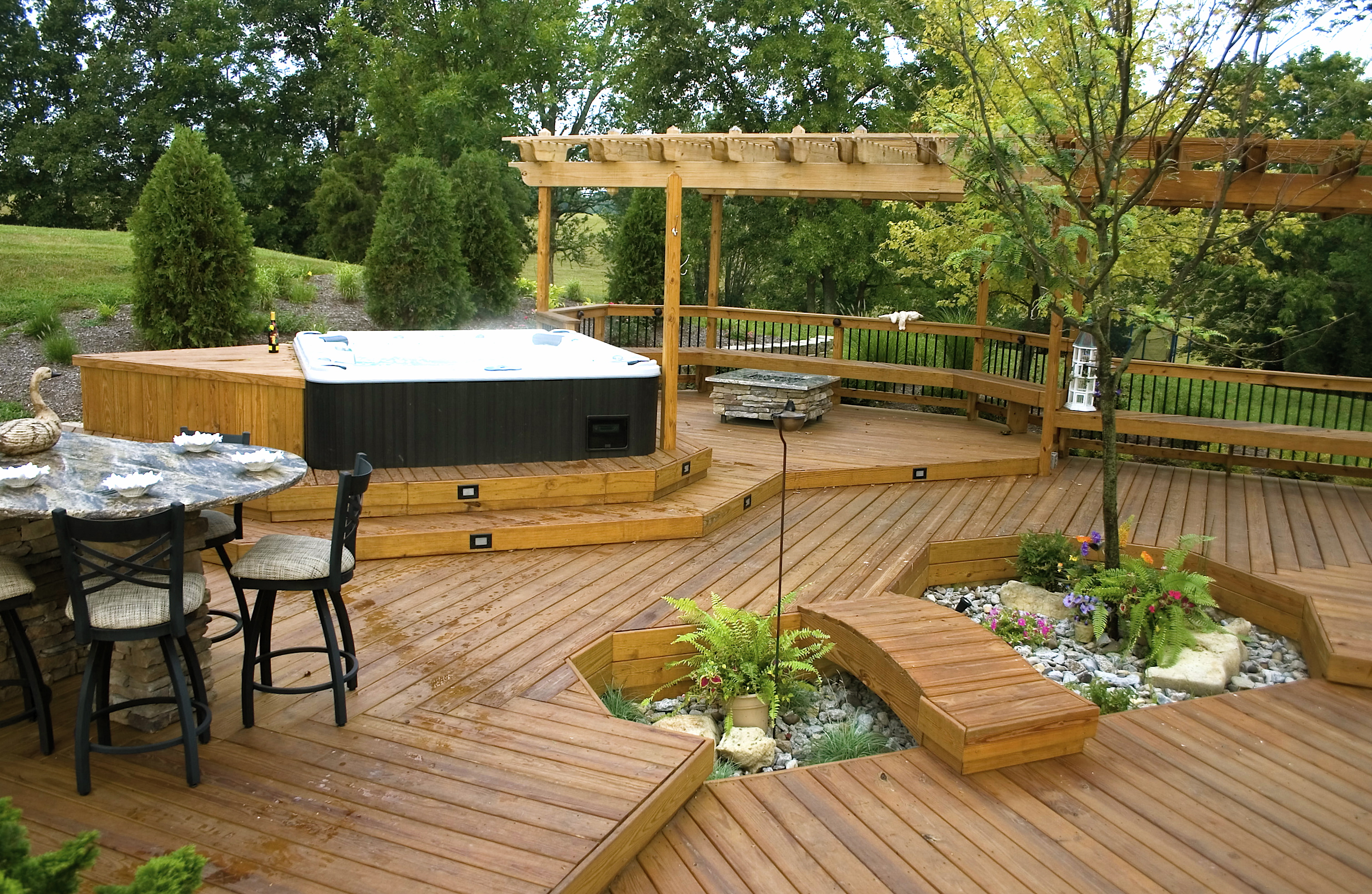 American Deck And Sunroom Hot And Heavy Custom Deck Solutions From